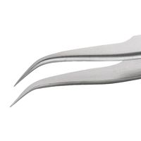 アイデアルテック 先端極細 ステンレスピンセット 35°曲鋭型 耐酸・耐磁 先端幅0.30mm 全長120mm 7.SA.6.ITE 1本（直送品）