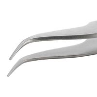 アイデアルテック ステンレスピンセット 45°曲鋭型 耐酸・耐磁 先端幅0.70mm 全長120mm 7A.SA.6.ITE 1本（直送品）