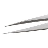 アイデアルテック 先端極細 チタン製ピンセット 直鋭型 耐酸・耐磁 先端幅0.20mm 全長120mm 1.TA.0.IT 1本（直送品）