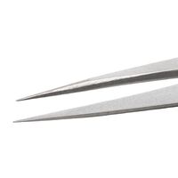 アイデアルテック 先端極細 チタン製ピンセット 直鋭型 耐酸・耐磁 先端幅0.30mm 全長110mm 3C.TA.0.IT 1本（直送品）