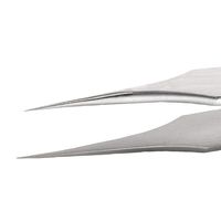 アイデアルテック 先端超極細 DXピンセット 直鋭型 耐酸・耐磁 先端幅0.06mm 全長110mm 4.DX.0.ITU 1本（直送品）