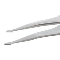 アイデアルテック ステンレス製 SMDピンセット 特殊型 耐酸・耐磁 先端幅1.40ー3.80mm 全長120mm SM106.SA.1.I（直送品）