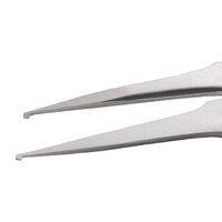 アイデアルテック ステンレス製 SMDピンセット 直・特殊型 耐酸・耐磁 先端幅0.97ー1.1mm 全長120mm SM109.SA.1.（直送品）