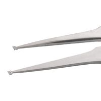 アイデアルテック ステンレス製 SMDピンセット 直・特殊型 耐酸・耐磁 先端幅2.0mm 全長120mm SM110.SA.1.IT 1本（直送品）