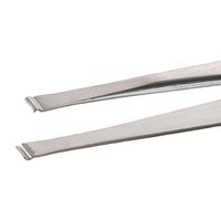 アイデアルテック ステンレスピンセット 直・特殊型 耐酸・耐磁 先端幅3.40mm 全長120mm 582.SA.1.IT 1本（直送品）