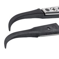 アイデアルテック 先端交換式 ESDステンレスピンセット 曲鋭型 先端幅0.50mm 全長130mm 7CPR.SA.1.IT 1本（直送品）