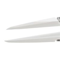 アイデアルテック 先端セラミック 極細タイプ 先端交換式 ステンレスピンセット 直鋭型 先端幅0.30mm 全長135mm 72MZ.SA.（直送品）