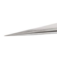 アイデアルテック 先端極細 逆作用タイプ ステンレスピンセット 直鋭型 耐酸・耐磁 先端幅0.18mm 全長120mm 3X.SA.1.IT（直送品）