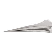 アイデアルテック 先端超極細 逆作用タイプ ステンレスピンセット 直鋭型 耐酸・耐磁 先端幅0.10mm 全長110mm 4X.SA.1.I（直送品）