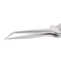 アイデアルテック 先端極細 逆作用タイプ ステンレスピンセット 直鋭型 耐酸・耐磁 先端幅0.17mm 全長105mm 5TTHX.SA.0（直送品）