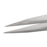 アイデアルテック ステンレスピンセット 直鋭型 耐酸・耐磁 先端幅0.50mm 全長120mm 00.SA.6.ITE 1本（直送品）
