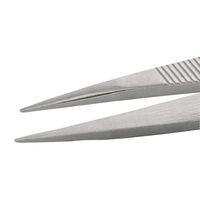 アイデアルテック ステンレスピンセット 直鋭型 耐酸・耐磁 先端幅0.90mm 全長120mm 00B.SA.6.ITE 1本（直送品）