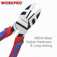 WORKPRO(ワークプロ) WORKPRO ワークプロ ペンチ グリップハンドルタイプ 全長230mm WP231106 1個（直送品）