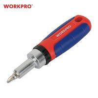 WORKPRO ワークプロ 37点入 ラチェット式ドライバー ビットセット ケース入 WP200517 1セット（直送品）