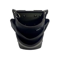 アークランズ WIZ’A アークランドサカモト 小型腰袋 3段 グリーン WZKー02BG 1セット(2個) 4904781399178（直送品）