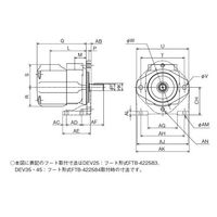 ダイキン工業 中圧カートリッジ型ベーンポンプ DEV35-35-R-10 1PC（直送品）