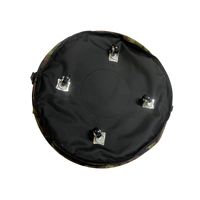 ウィザ(WIZ’A) アークランドサカモト キャスター付 スプリングバッグ ラウンド型 50cm 容積100L WZー50SPCM 1個（直送品）