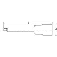 スタビレー STAHLWILLE 3/8DR 絶縁トライスクエアソケット M6サイズ 12175VDEーXZNM6 1個（直送品）