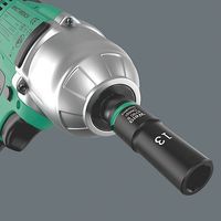 Wera Werk ベラ 14点入 3/8DR ディープインパクトソケットセット ケース付 005580 1セット（直送品）