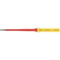 Wera Werk ベラ 絶縁マイナスドライバービット 先端0.4×2.5mm 全長157mm 006550 1本（直送品）