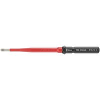 Wera Werk ベラ ステンレス製 絶縁先細プラス・マイナスブレード #1 全長157mm 006584 1本（直送品）