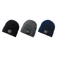 Hapyson 充電式ニット帽ライト YF-270-B 1個（直送品）