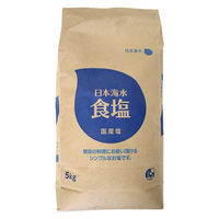 日本海水 食塩 5kg 1セット（1個×４）業務用 大容量