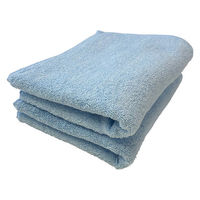 抗菌防臭フェイスタオル ブルー 1セット（1袋(2枚)×5） 速乾 部屋干し 業務用 サロン仕様 伊澤タオル