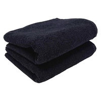 ハードユースフェイスタオル ブラック 1セット（1袋(2枚)×5） 業務用 サロン仕様 伊澤タオル