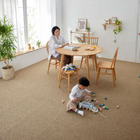 SUMINOE RUG RUG タイルカーペット フローループ 400×400mm ベージュ 1セット(10枚入)（直送品）