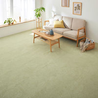 SUMINOE RUG RUG タイルカーペット ソフトフィール 400×400mm ライトグリーン 1セット(10枚入)（直送品）