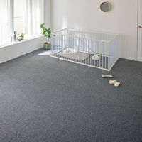 SUMINOE RUG RUG タイルカーペット フローループ 400×400mm グレー 1セット(10枚入)（直送品）