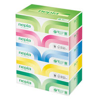 ティッシュペーパー 高品質 180組（5箱入） ネピアプレミアムソフト 1ケース（12パック） 王子ネピア