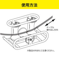 ジェフコム ケーブルローラー CR-540A 1式（直送品）