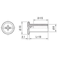 SUNCO 三価ホワイト JNーD(+ー) 3 X 12 (500本入) 4547809753769 1箱(500本)（直送品）