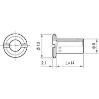 サンコーインダストリー SUNCO クロメート JNーA(ー) 6 X 14 (300本入) 4942131654362 1箱(300本)（直送品）