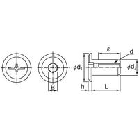 SUNCO GB JCNーB 飾りN 4H 6 X 17 (150本入) 4525824032045 1箱(150本)（直送品）