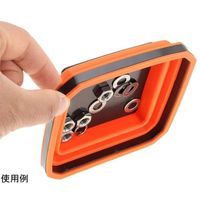 Trimate AFF折りたたみ式マグネットトレイ オレンジ AFF-MGT001-OR 1個 60-7278-22（直送品）