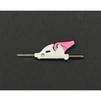 サンハヤト ICテストクリップ(0.3mmピッチ対応/2本入) FP-10MF-02 1個(2本) 60-5878-81（直送品）