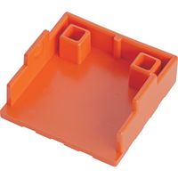 TRUSCO M3型中量棚 1800X571XH1200 6段 連結 免震樹脂ベース付 ネオグレー M3-4666BSFC NG（直送品）