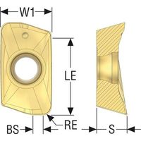 セコ フライス ターボミル用インサート XOMX18・M14 MP3501 XOMX180616TR-M14 1セット(10個)（直送品）