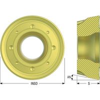 セコ フライス 金型用インサート RPKT1605・M18 MP3501 RPKT1605M0T-8-M18 1セット(10個)（直送品）