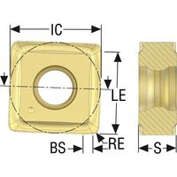 セコ・ツールズ・ジャパン セコ フライス インサート SNMU1606・ MP3501 SNMU160612TN-M18 1セット(10個)（直送品）
