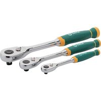 SATA ラチェットハンドルセット 72XP 差込角12.7mm差込角9.5mm差込角6.35mm ST14901G 1セット（直送品）