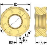 セコ フライス ダブルオクトミル用インサート ONMU0905・ MP3501 ONMU050410ANTN-M10 1セット(10個)（直送品）