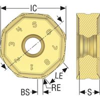 セコ フライス ダブルオクトミル用インサート ONMU0905・ MP3501 ONMU090510ANTN-ME16 1セット(10個)（直送品）