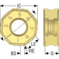 セコ フライス ダブルオクトミル用インサート ONMU0504・ MP3501 ONMU050406ANTN-ME14 1セット(10個)（直送品）