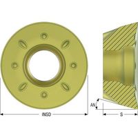 セコ フライス 金型用インサート RDKT10T3M0・ MP3501 RDKT10T3M0T-8-M07 1セット(10個)（直送品）