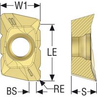 セコ フライス ターボミル用インサート XOMX1204・CS MS2050 XOMX120408TR-ME08-CS 1セット(10個)（直送品）