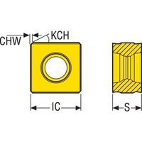 セコ フライス 面取り用インサート SNHX1106・ MP3501 SNHX1106TN8-M11 1セット(10個)（直送品）